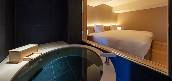 桧木芳香的温泉